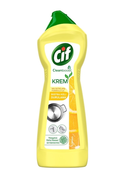 Cif Krem 750 Ml - Amonyak - Limon - Gold 3 Lü Karma Paket 3'lü Set