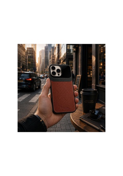 Honor 400 Pro 5g  Kılıf Lens Deri Kılıf Siyah