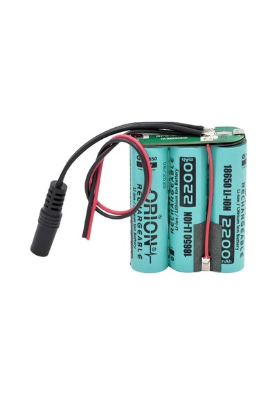 Orion 18650 11.1 V 2200 mAh 3S Bms Devreli Li-ion Şarj Konnektörlü Pil