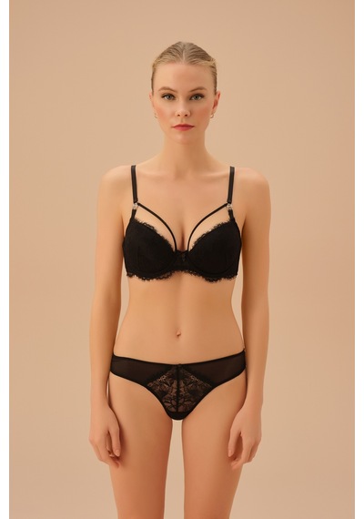Suwen Luxury Slip Külot St4385601012 Siyah