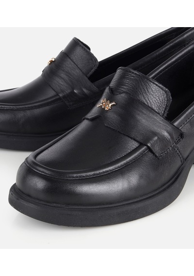 Hotiç Kadın Deri Siyah Yumuşak Dokulu Topuklu Klasik Loafer 01ayh331930a100 01ayh331930a100