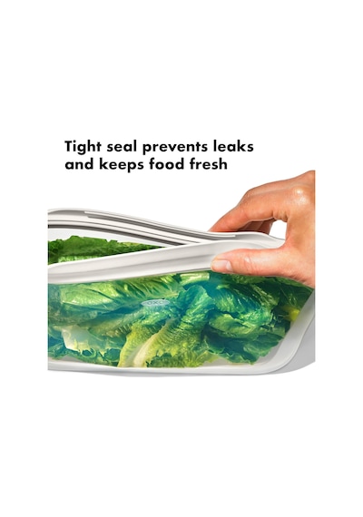 Good Grips Silicone Reusable Bag Half Gallon Bag 64 Oz - Oat Çok Renkli
