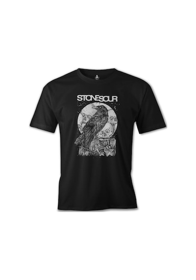 Stone Sour - Crow Siyah Erkek Tshirt