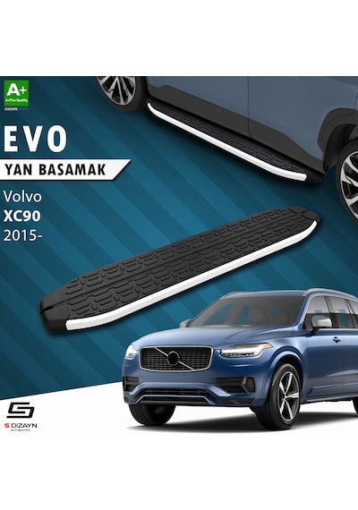 S-dizayn Volvo Xc90 2 Evo Aluminyum Yan Basamak 193 Cm 2015 Üzeri