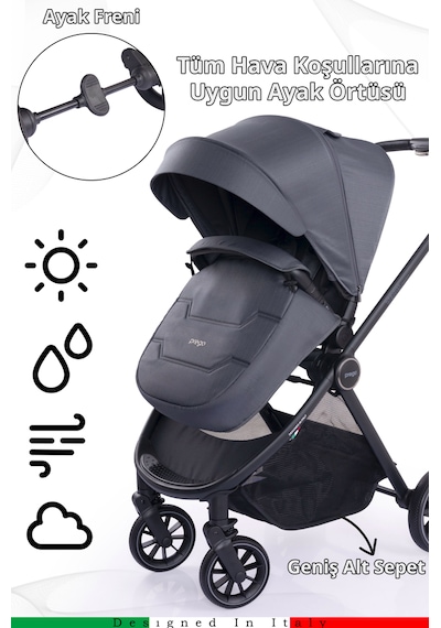 Prego Venüs Premium Travel Sistem UV Tenteli Travel Sistem Bebek Arabası
