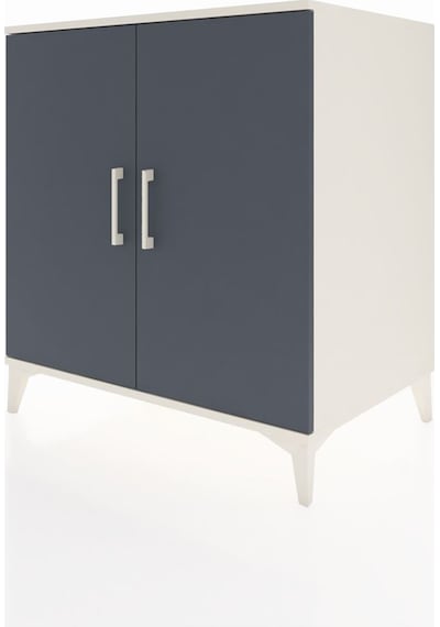 Kronos Şifonyer 2 Raflı 2 Kapaklı 88x59x96 Aytaşı-antrasit Aytaşı