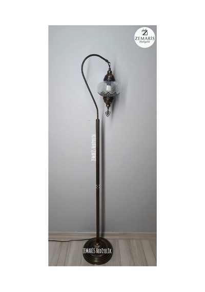 El Yapımı Otantik Mozaik Dekoratif Modern Lambader Büyük Camlı Ekru - 853141666 Diğer