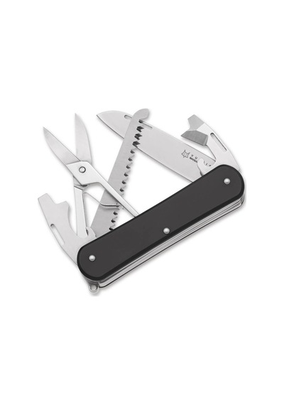 Fox Knives Vulpis 130-sf5 Aluminum Black Kamp Çakı Siyah