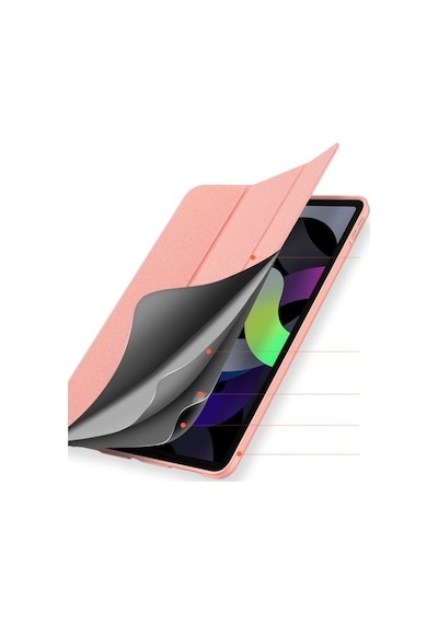 Duxweel Apple Uyumlu iPad Air 5.Nesil Kılıf 10.9" Kalem Yerli Lüx Kılıf