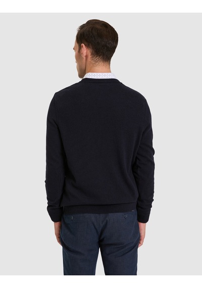 Pierre Cardin Lacivert Yün-kaşmir Karışımlı Bisiklet Yaka Triko Kazak 50330171-vr033