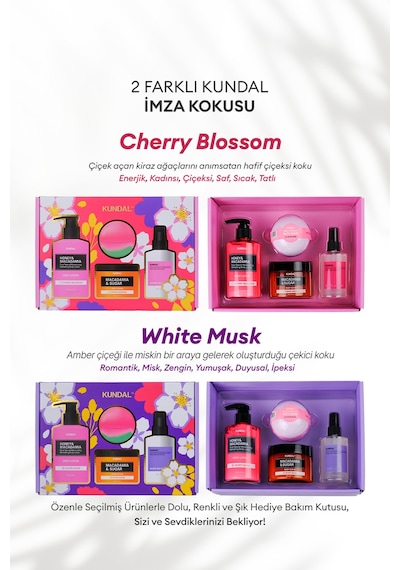 Kundal Body Care Gift Box Cherry Blossom Set