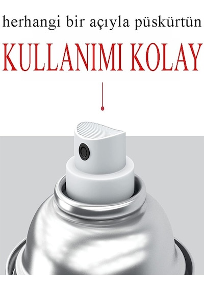 Mor Sprey Boya 200 Ml 2 Adet Hızlı Kuruyan Profesyonel Ahşap Plastik Demir Metal Cam Porselen Duvar Renkli Mor