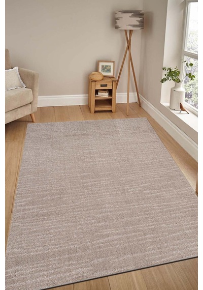 Raschel Carpet Moopy Bej Bukleli Yumuşak Soft Dokuma Yolluk Halı Salon Halısı Lp1007a Bej Bej