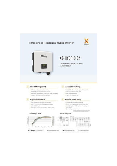 Solax 10kw Hv Hibrit Akıllı İnverter