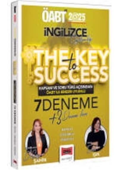 Yargı Yayınları 2025 Öabt İngilizce Öğretmenliği The Key Success Detaylı Çözümlü 7 Deneme