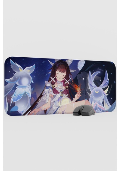 Columbina Damselette Genshin Impact Anime Oyuncu V2 - 70x30 Xl Gaming Mouse Pad Fare Altlığı