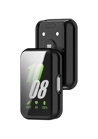 Apsuwa Samsung Galaxy Uyumlu Fit 3 Kordon + Ekran Koruyucu Kasa Siyah
