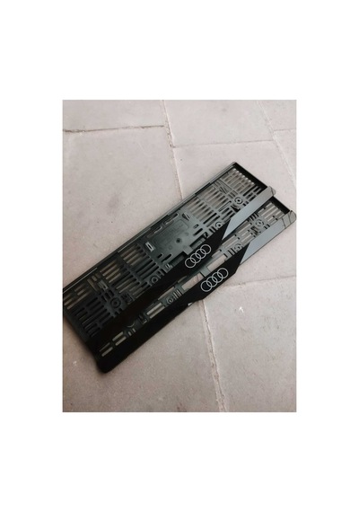 Plakalık Lazer Kesim Pleksi 2 Adet Özel Üretim - Mat Audi Uyumlu - 784762029