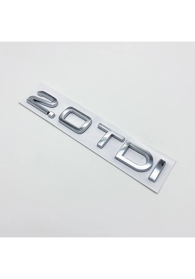 2.0 Tdı Bagaj Yazısı Arma Logo Gümüş Renk Bagaj Yazı Luggage Sign