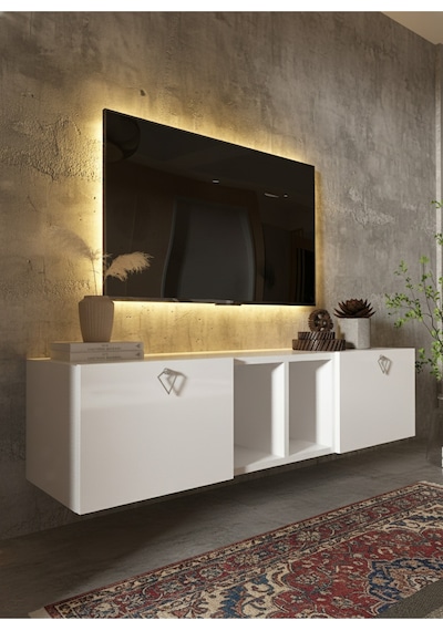 Resital Tv Ünitesi S1240-1 Beyaz Beyaz