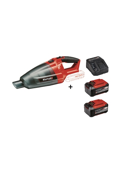 Einhell TE-VC 18 Li Akülü El Süpürgesi + 2 x 5.2 Ah Plus Starter Kit