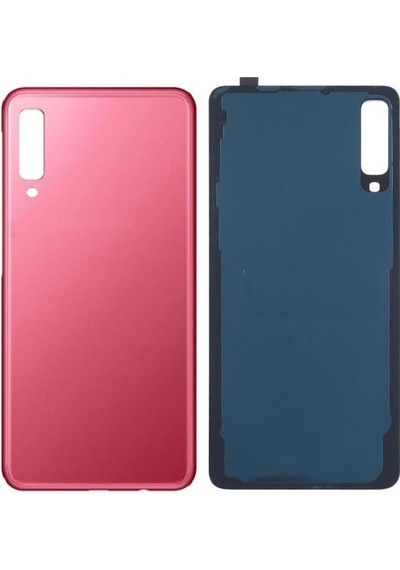Samsung Uyumlu Galaxy A7 2018 ( A750 ) Pil Kapağı Lens Hariç Logolu