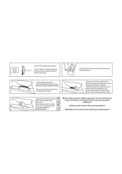 Citroen C4 Picasso Krom Kapı Kolu 4 Kapı 2007-2013
