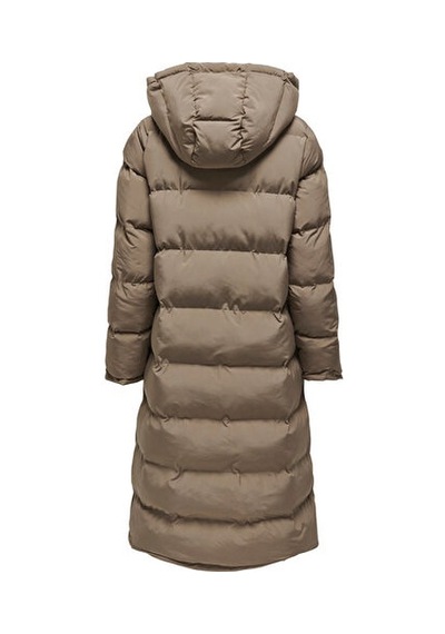 Only Onlpaula Premium Puffer Kadın Günlük Mont 15326655-walnut Krem