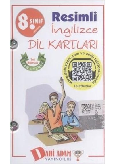 8.Sınıf Resimli İngilizce Dil Kartları - Dahi Adam Yayıncılık