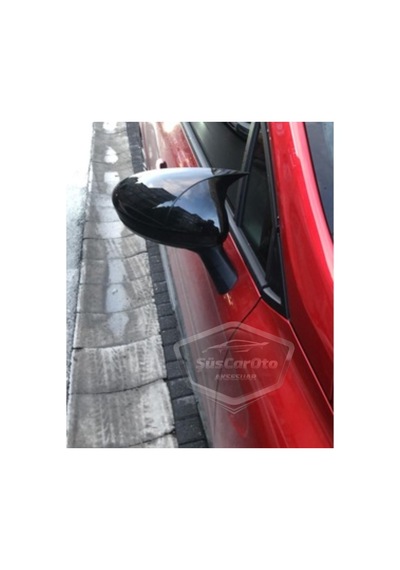ŞüsCarOto Renault Clio 5 2019 Sonrası Batman Yarasa Ayna Kapağı Piano Black ABS Plastik (00)