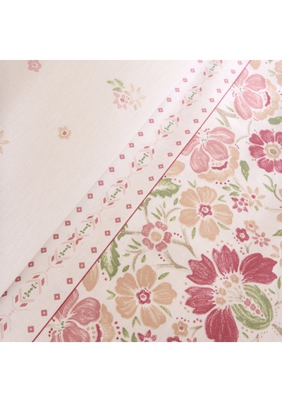 Kaşmir Home Mery %100 Pamuk Tek Kişilik Nevresim Takımı Pudra Pembe