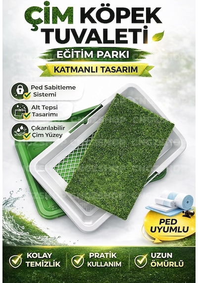 Cngzshop Pet Park Köpek Tuvalet Eğitim Parkı, 31 X 45,5 Cm, Büyük Boy
