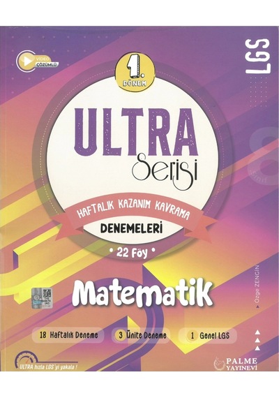 Palme Yayınevi Ultra Serisi Lgs 1.dönem Matematik Denemeleri