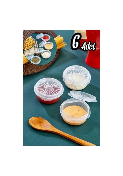 9 Lu Yelpaze Kapaklı Şeffaf Mini Sosluk - Ketçap M Cpr-6755-c44af