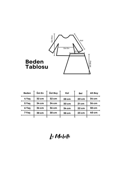 Le Mabelle Yeşil Yılbaşı Temalı Kız Çocuk İkili Takım - Judy Yeşil