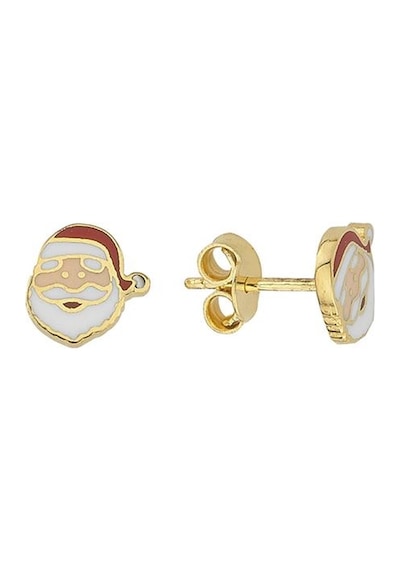 Goldkupe 14 Ayar Altın Noel Baba Çocuk Küpe 1,22 Gr-2608
