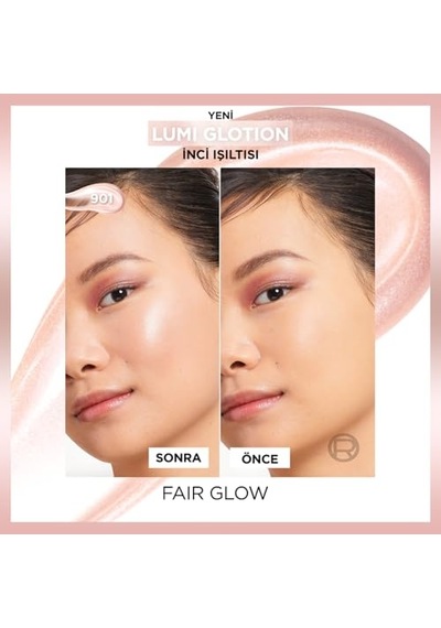 L'oreal Paris Glotion All-ın-one Doğal Işıltı Aydınlatıcı Losyon - 901 Fair Glow 00
