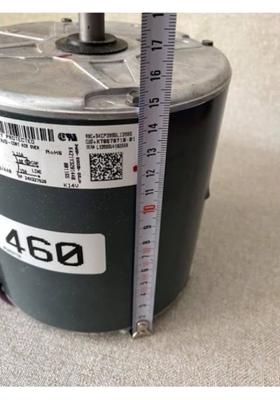 Genteq L139Bs 460/400 V 1/2 Hp 1100/925 Rpm Motor