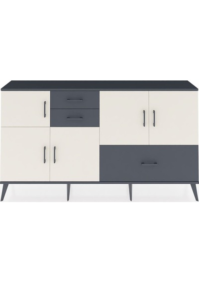 Arges Konsol 5 Raflı 3 Çekmeceli 5 Kapaklı 176x30x99 Antrasit-aytaşı/antrasit Aytası/antrasıt - Antrasıt Arges Konsol 5 Raflı 3 Çekmeceli 5 Kapaklı 176x30x99 Antrasit-aytaşı/antrasit Aytası/antrasıt - Antrasıt