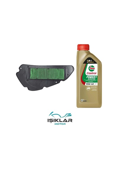Honda Honda Sh 125i Castrol Yağ Ve Hava Filtre Bakım Seti Bs0008