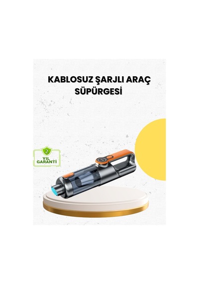 Northcity Mini El Süpürgesi Çok Başlıklı Kablosuz Vakum Güçlü Emiş Numaratör li