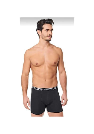 Seher Yıldızı Erkek Likralı Boxer 060 - 3 Adet 001