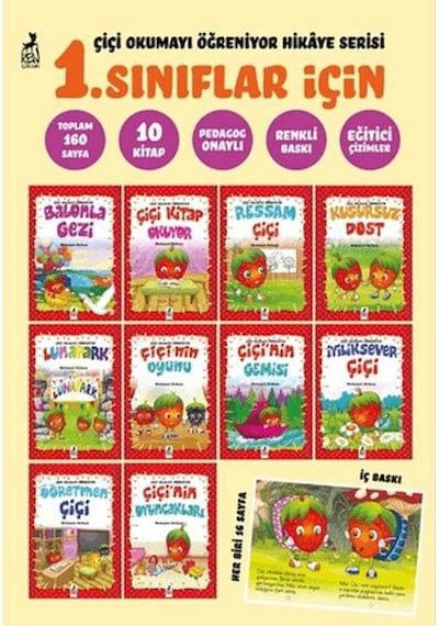 Çiçi Okumayı Öğreniyor Hikaye Serisi 1. Sınıflar İçin 10 Kitap