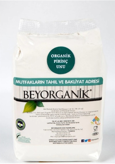 Beyorganik Organik Pirinç Unu 500 G