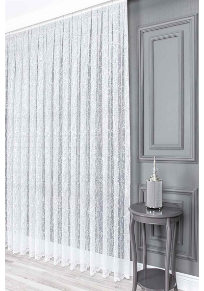 Evdepo Home Kullanıma Hazır Örme Tül Perde (540780190)