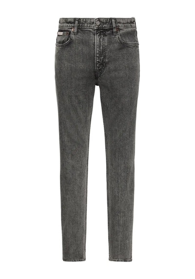 Calvin Klein Slım Taper Oyster Gr, At3, 30, 32 Gri Erkek Kot Pantolon