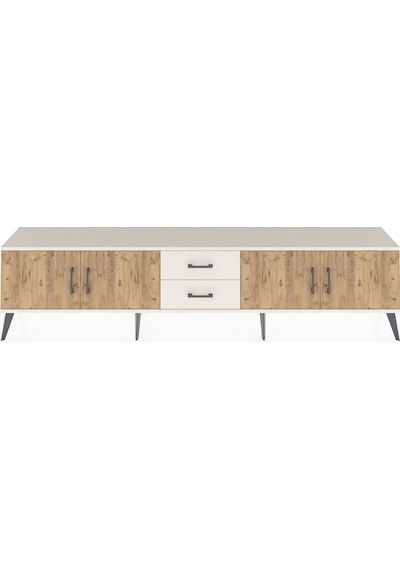 Arges Tv Ünitesi 2 Raflı 2 Çekmeceli 4 Kapaklı 220x30x51 Aytaşı-çam/aytaşı Atlas Çam/aytası - Aytası Arges Tv Ünitesi 2 Raflı 2 Çekmeceli 4 Kapaklı 220x30x51 Aytaşı-çam/aytaşı Atlas Çam/aytası - Aytası