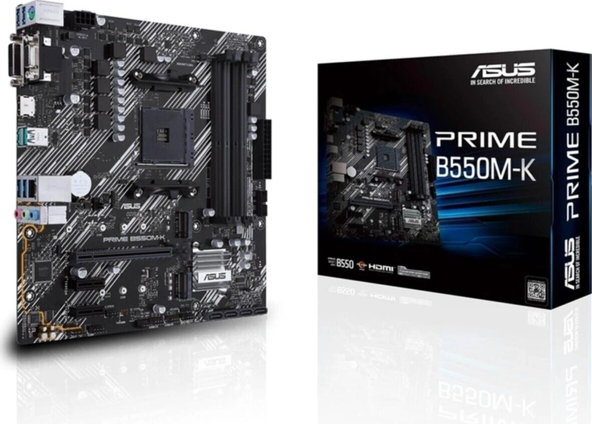 Prıme B550m-k Ddr4 4600 O.c /2133mhz Matx Am4-115763