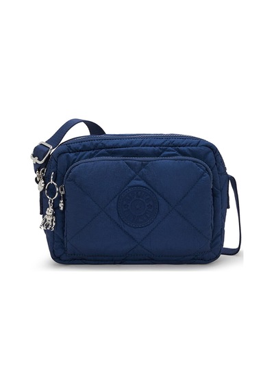 Kipling Kıplıng Abanu M Zip Orta Boy Omuz Çantası Mavi Aıry Blue Quılt Mavi