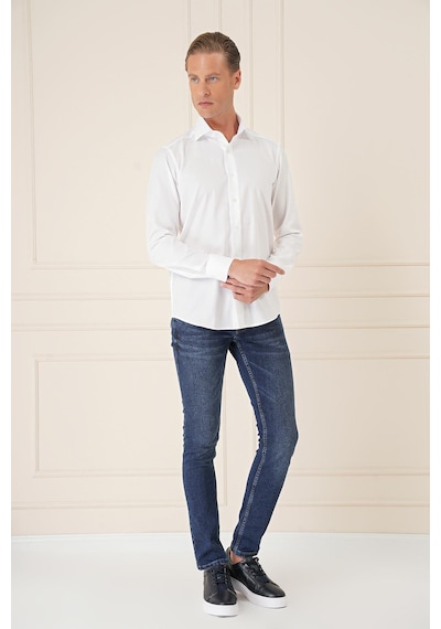 Efor Slim Fit %100 Pamuk Non Iron Kumaş Klasik Beyaz Gömlek Gk 735 Beyaz Efor Slim Fit %100 Pamuk Non Iron Kumaş Klasik Beyaz Gömlek Gk 735 Beyaz